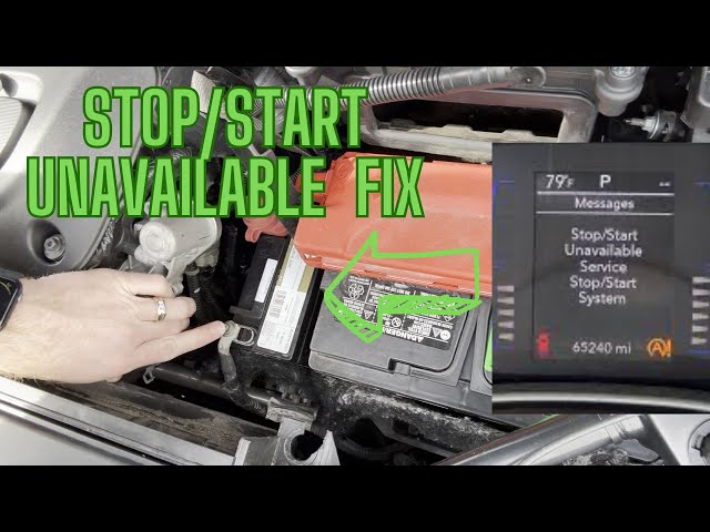 Chrysler Pacifica start stop reset