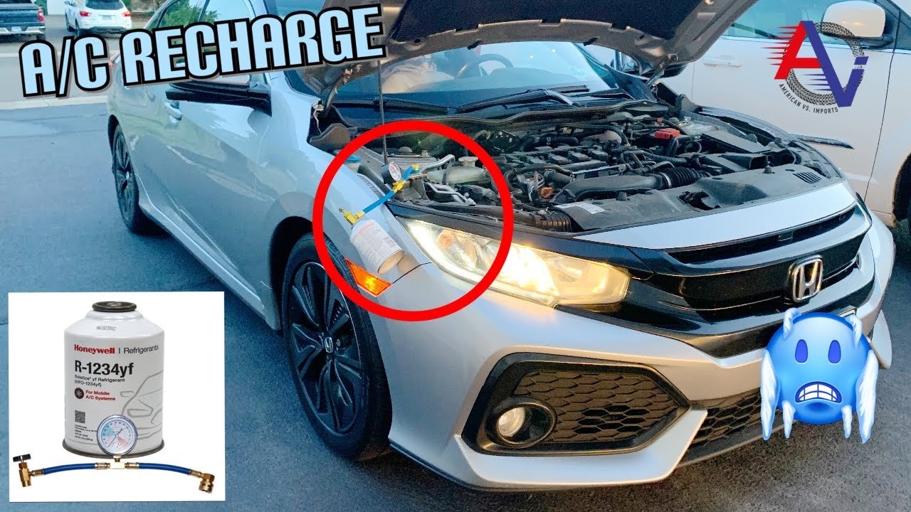 honda civic air conditioning recharge