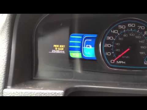 ford fusion oil change reset