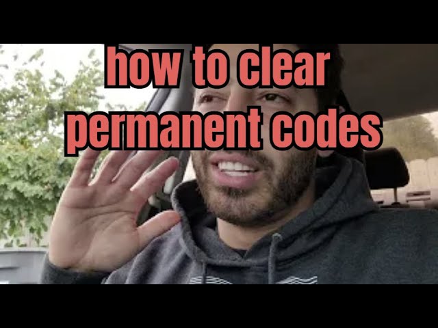 how to clear permanent codes ford