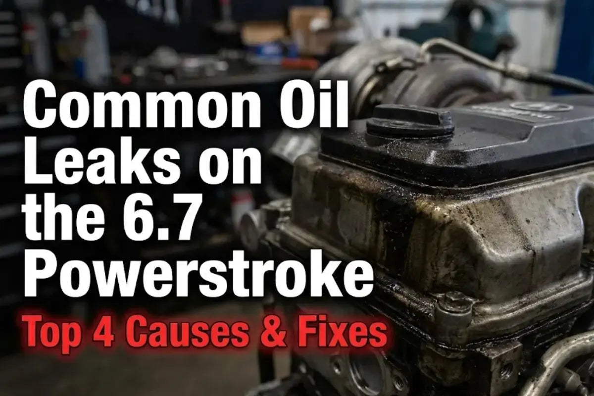 6-7 powerstroke common oil leaks