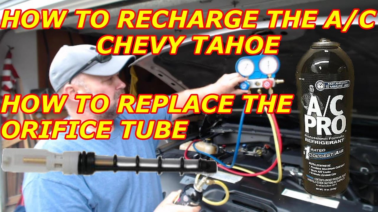 chevy tahoe ac recharge