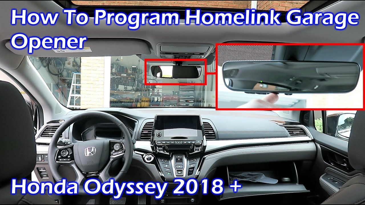 honda homelink programming