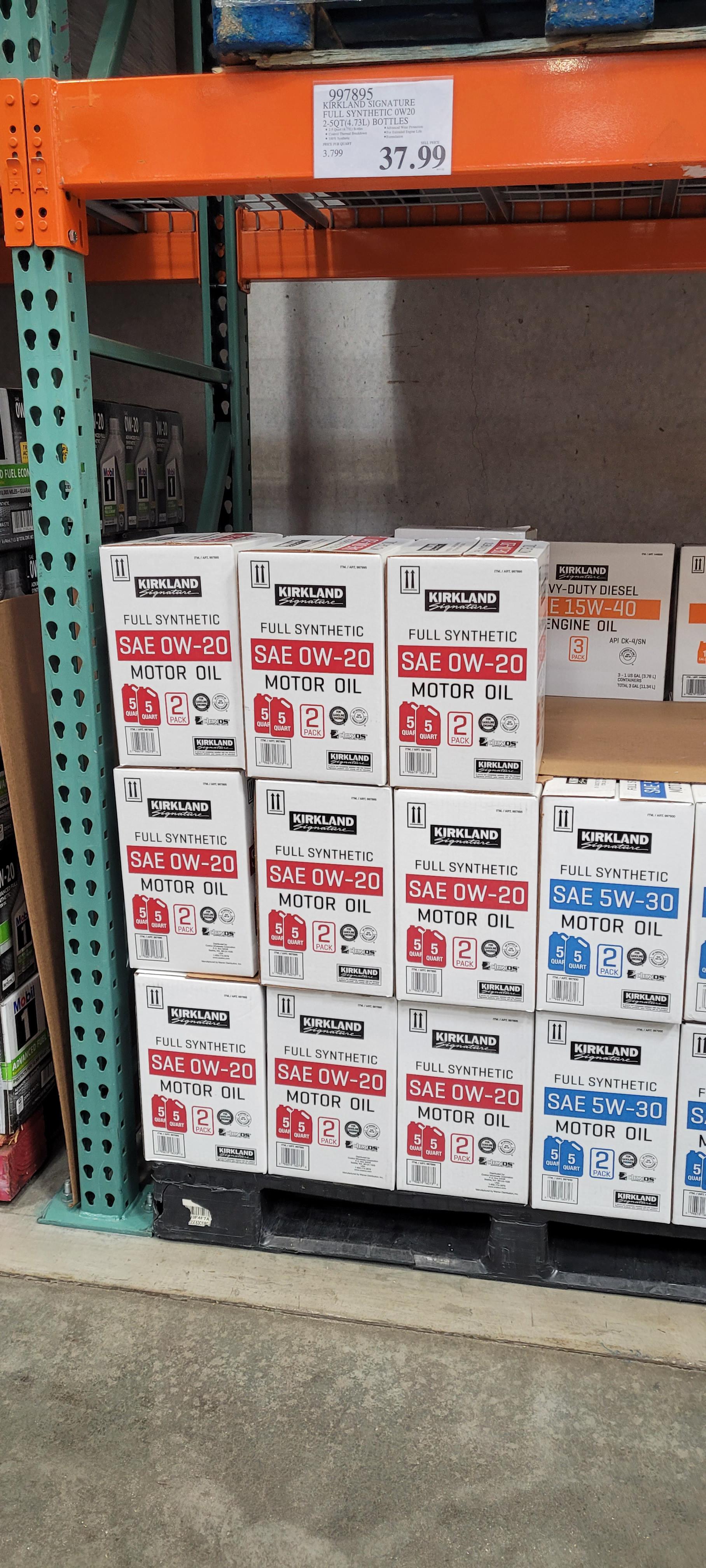 is kirkland motor oil good