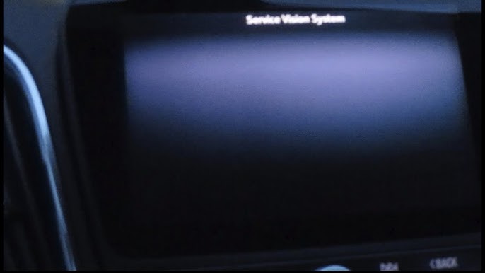 chevy backup camera not working
