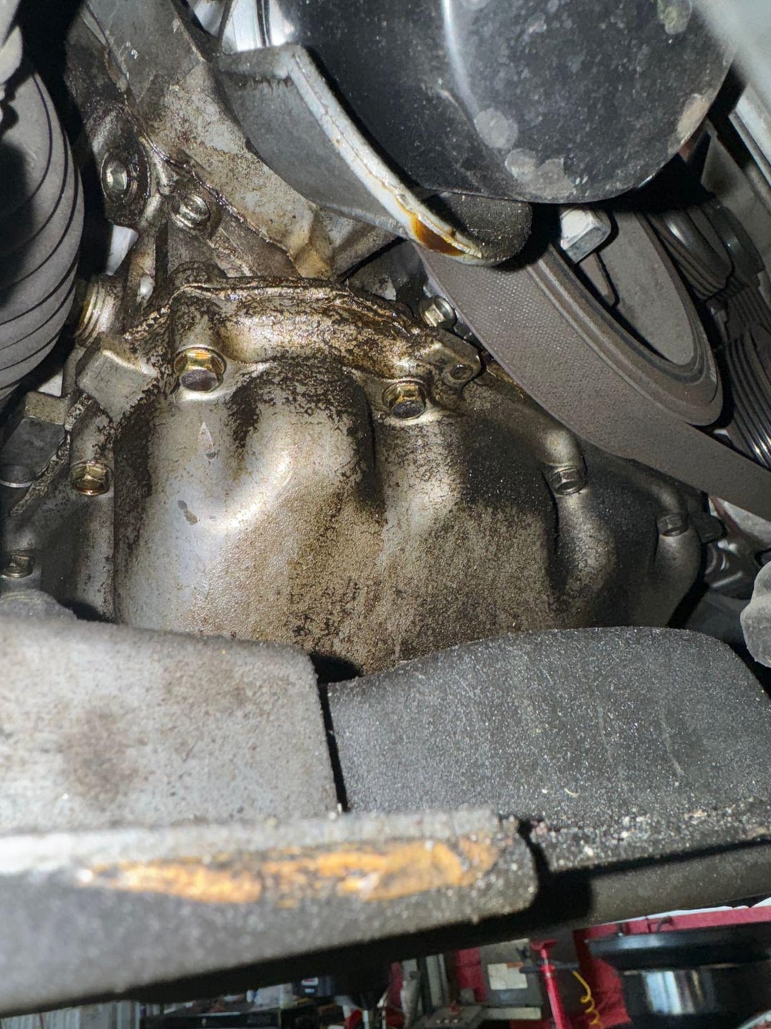 honda accord oil leak