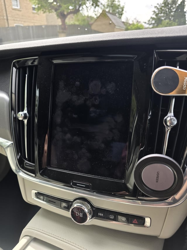 volvo infotainment system reset