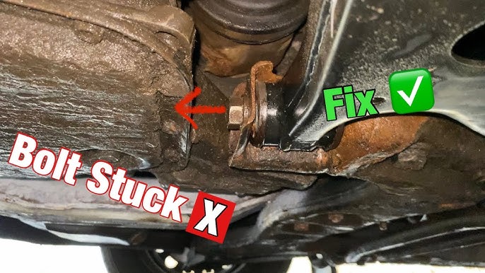 control arm bolt stuck