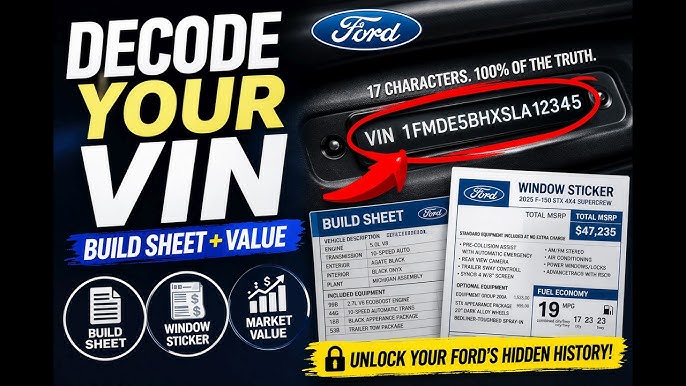 ford vin decoder build sheet