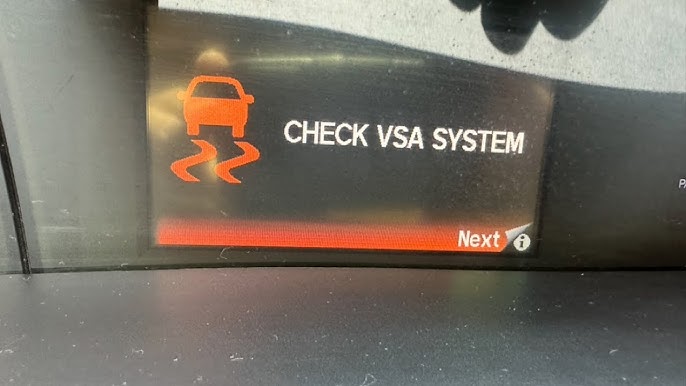 honda civic check vsa system