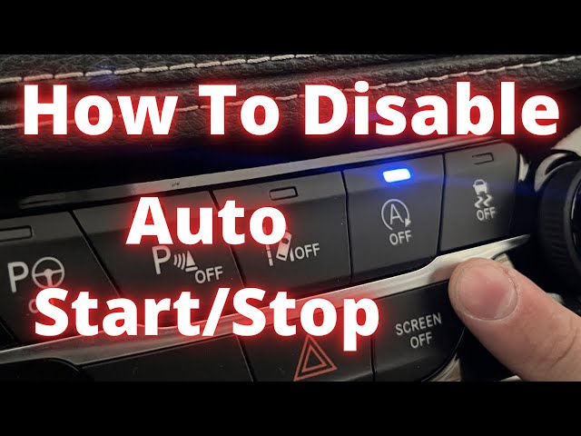 volvo turn off start stop permanently