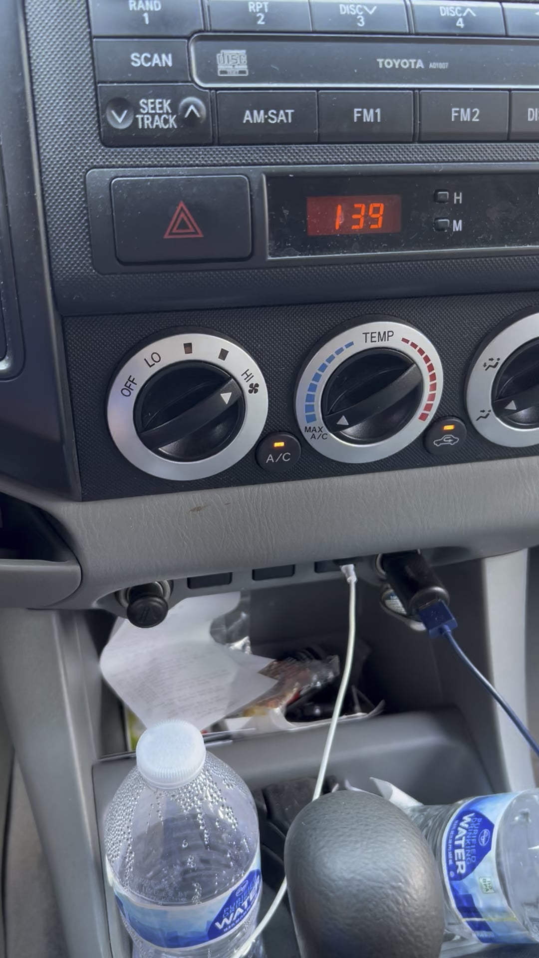 toyota tacoma ac light blinking