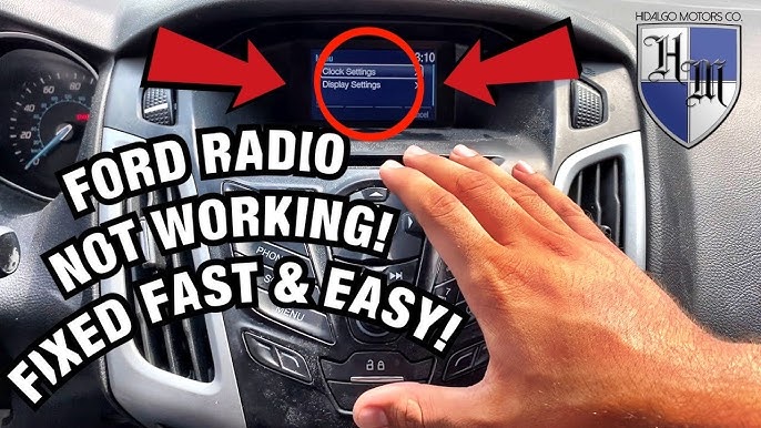 how to reset ford radio