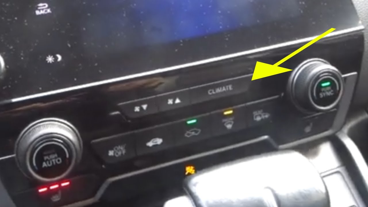 honda crv reset air conditioning