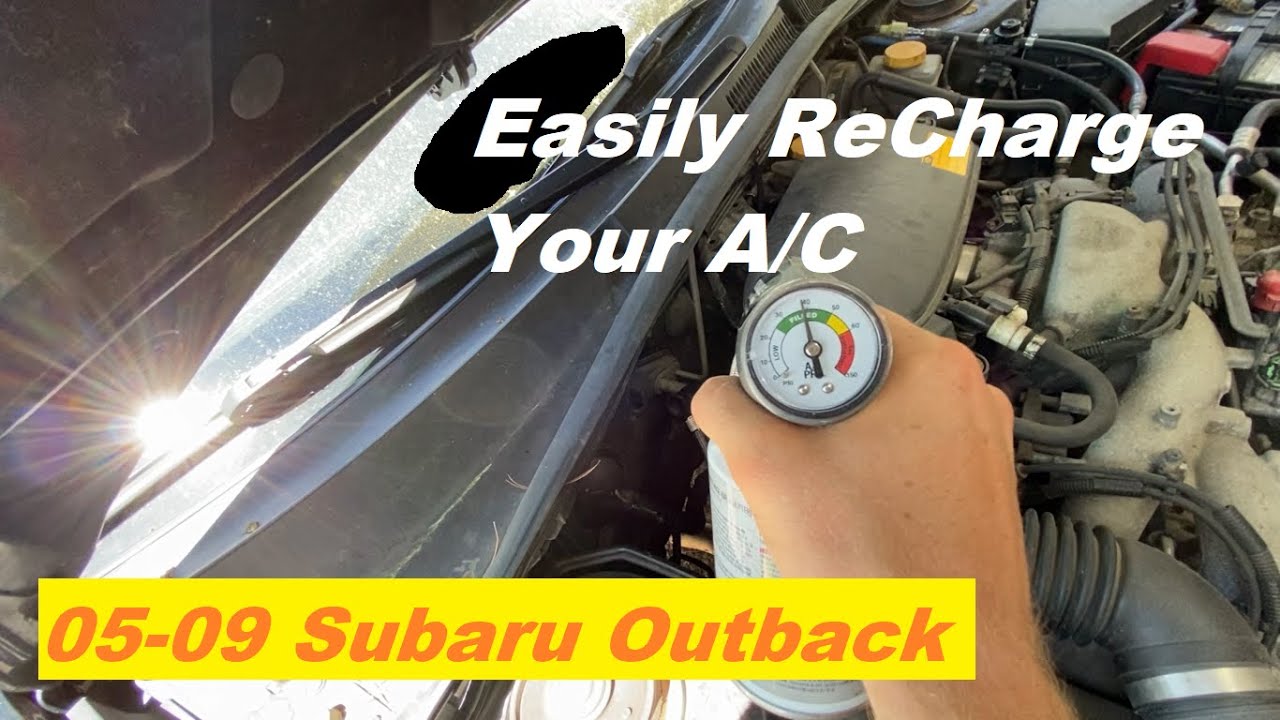 subaru outback ac recharge