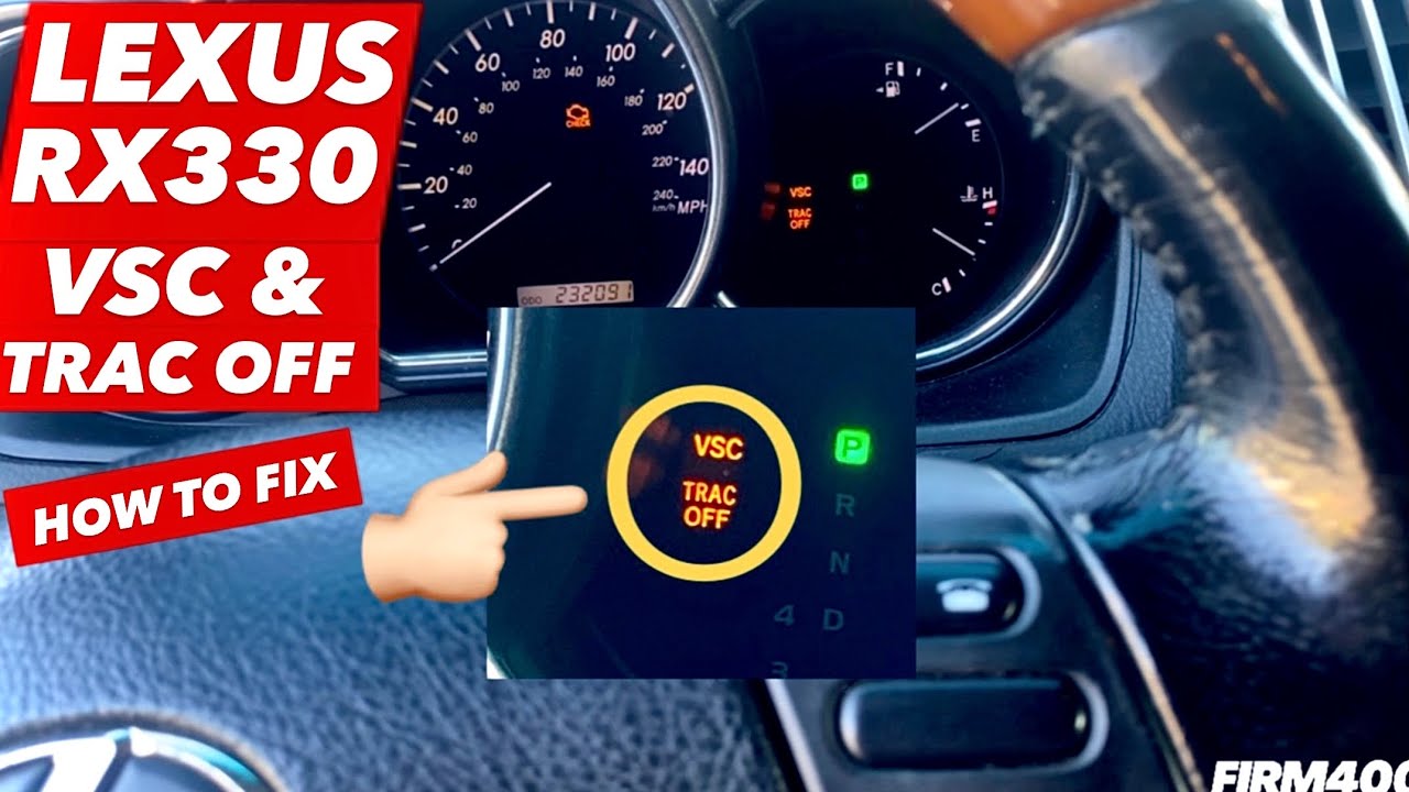 how to reset vsc light on lexus