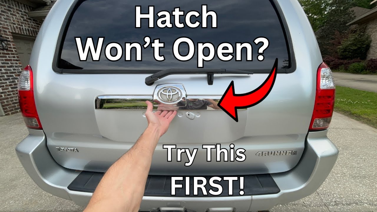 toyota 4runner rear hatch reset