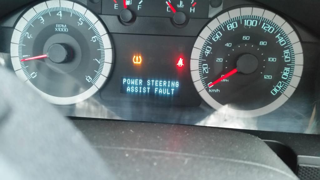 ford escape power steering assist fault