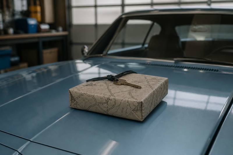 Gift maps for automotive enthusiasts