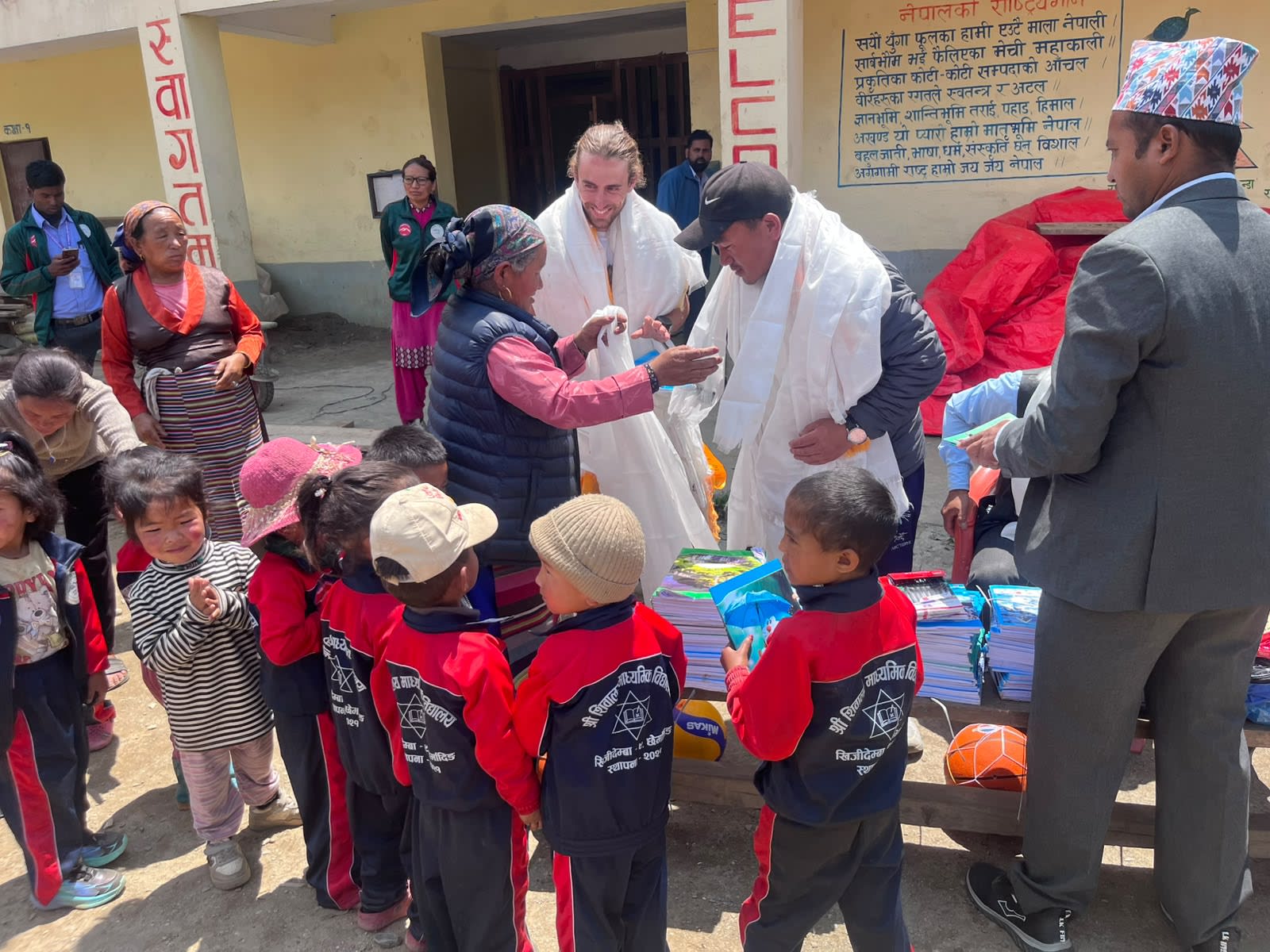 School book distribution