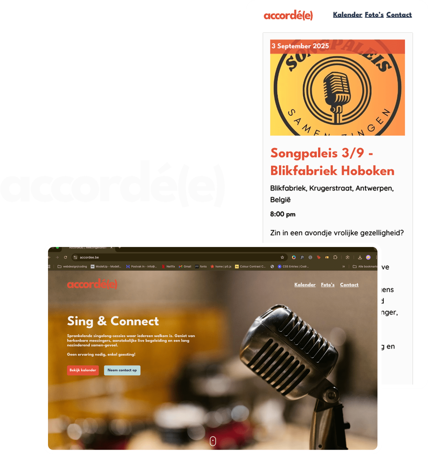 Accordé(e): Sing and connect