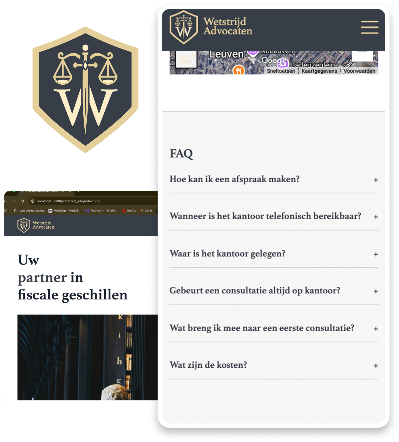 Website en branding voor Wetstrijd Advocaten