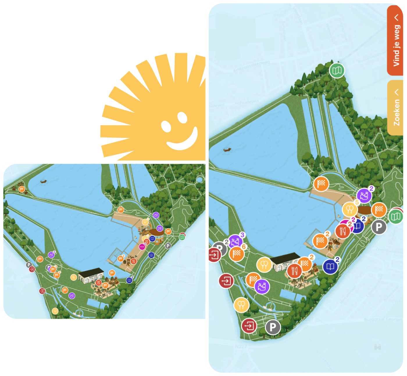 Zuiderbad: interactieve kaart