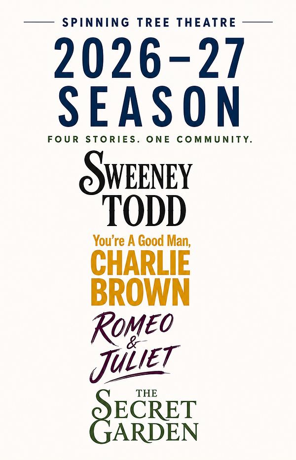 Poster for 2026-27 Season Auditions