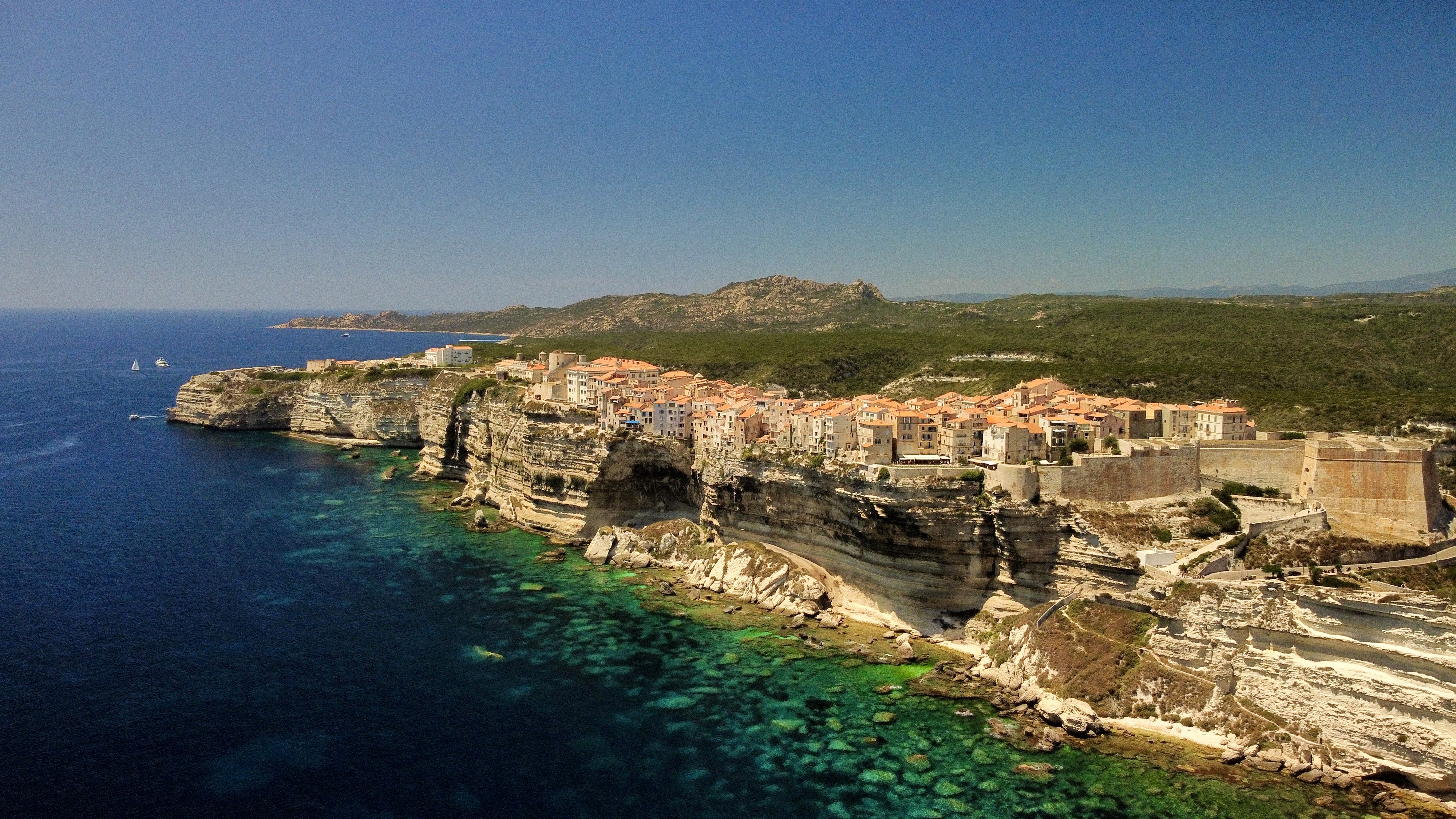 Vue aérienne drone paysage
