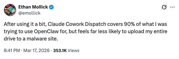 Ethan Mollick on Dispatch