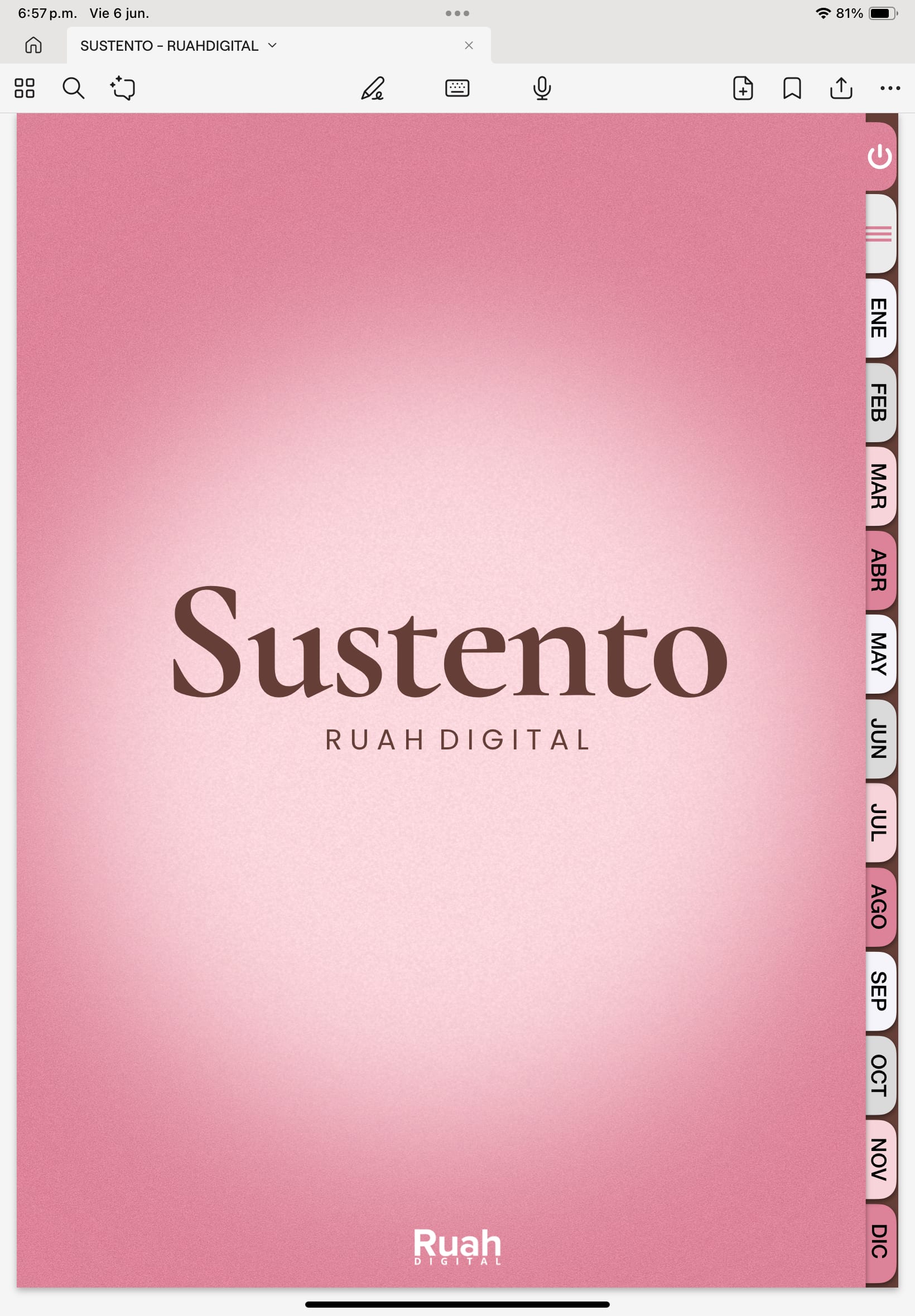 sustento | la agenda digital goodnotes cristiana completa sin fecha 2025 2027 — ruah digital