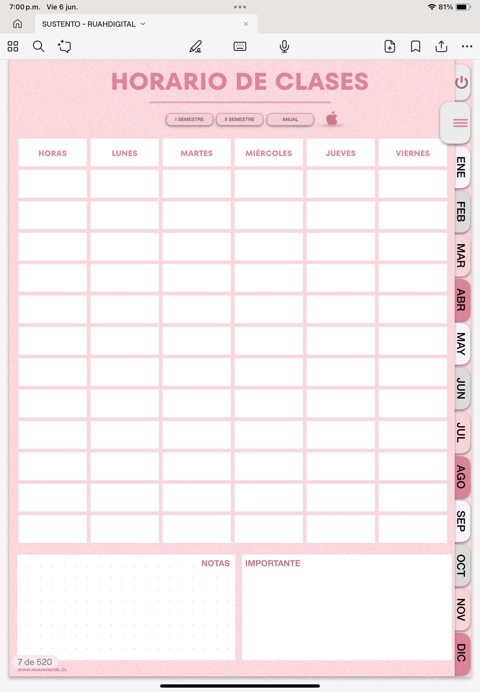 sustento | la agenda digital goodnotes cristiana completa sin fecha 2025 2027 — ruah digital