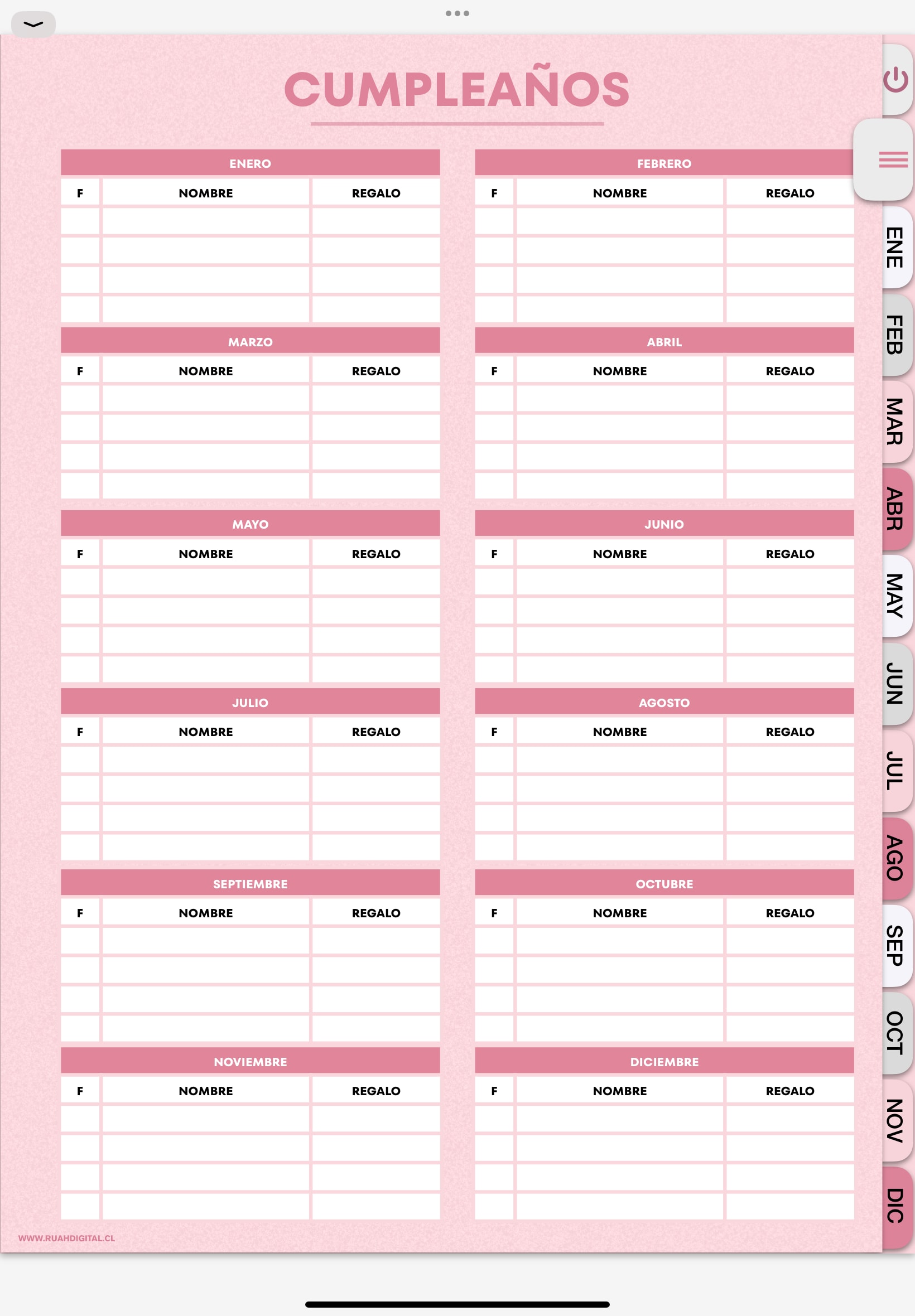 sustento | la agenda digital goodnotes cristiana completa sin fecha 2025 2027 — ruah digital