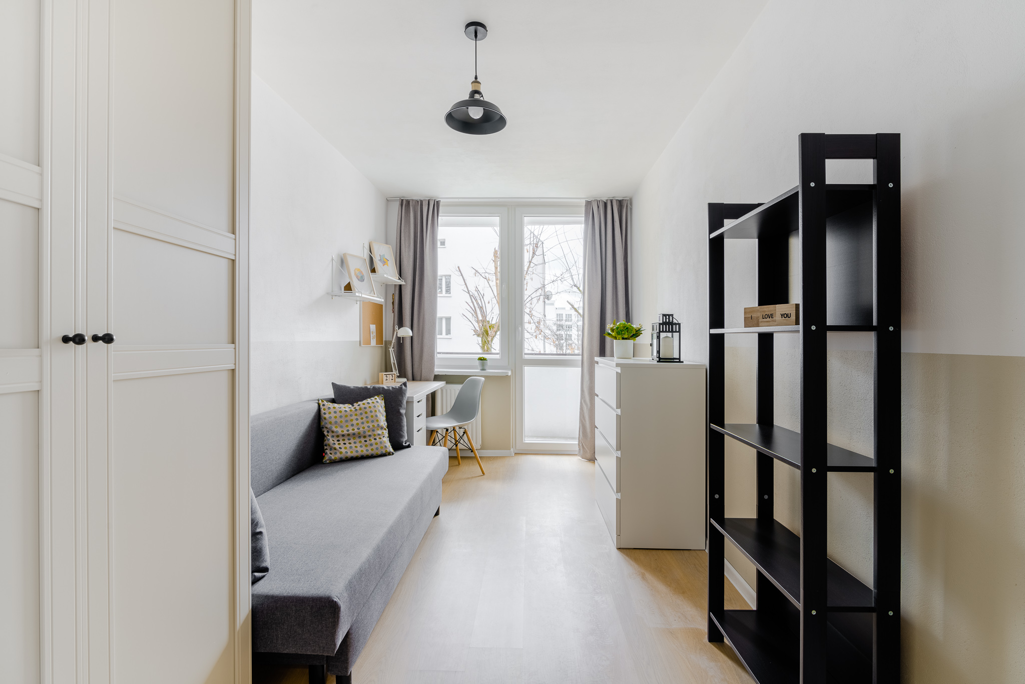 Pokój przy Al. Niepodległości/SGH ul. Madalińskiego — Pokój nr 5 — Mokotów, Warszawa (zdjęcie 1)