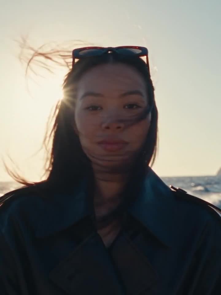 Alexandra Lim, on a speedboat in the Mediterranean