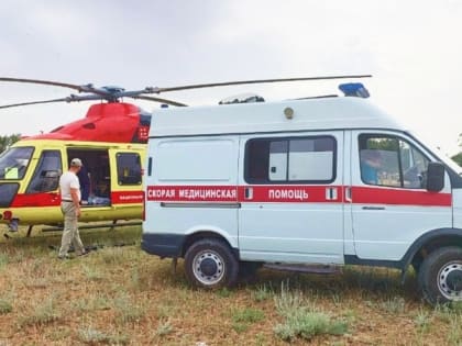 Санавиация доставила в Астрахань пожилого пациента с острой почечной недостаточностью