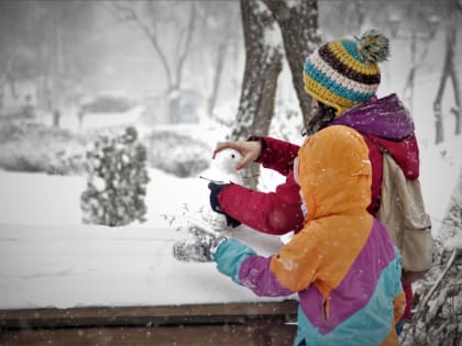 Как Астрахань перенесла первый снегопад этой зимы