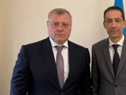 Глава Астраханской области встретился с послом Азербайджана в России