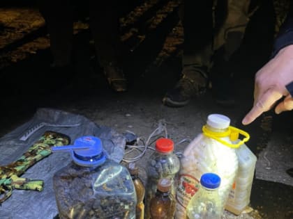 Под Астраханью обнаружен целый арсенал оружия