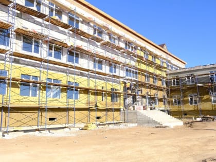 В камызякском селе строится новая школа