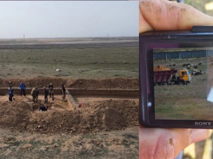 Под Астраханью поймали копавших Бэровские бугры черных археологов