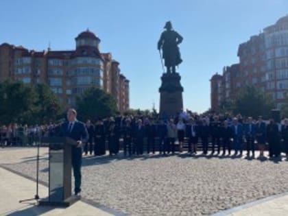 В Астрахани прошла торжественная церемония «Посвящения в курсанты»