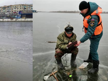 За месяц под лед провалилось уже несколько астраханцев