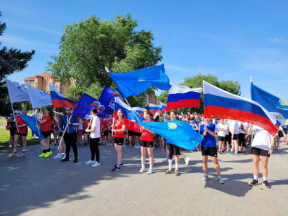 В Астрахани прошел «Триколорный забег»