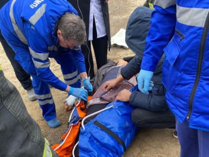 В Астраханской области в результате ДТП загорелись две машины