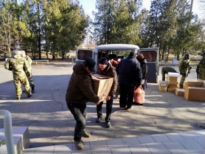 Астраханские мобилизованные получили «гуманитарку» от губернатора Бабушкина