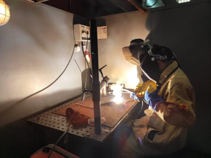 Астраханские студенты изготовили печи-буржуйки для участников СВО