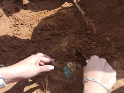 В Астраханской области найдено захоронение древнего кочевника