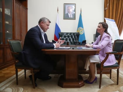 Игорь Бабушкин и Анна Кузнецова обсудили вопросы поддержки семей с детьми