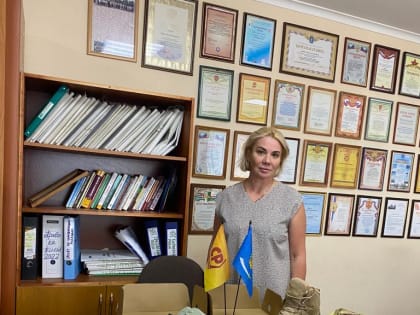 Мария Лиджиева оказала гуманитарную помощь участникам СВО